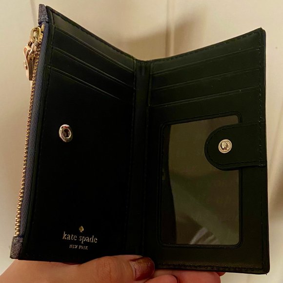 Blue Kate Spade Joeley Bifold Wallet - Picture 3 of 3